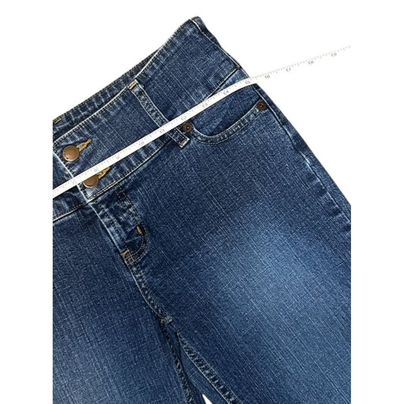Mossimo Women’s Blue Bootcut Jeans Mid Rise Stretch Denim 2-Button Fly Sz 7 Y2K - Picture 2 of 8